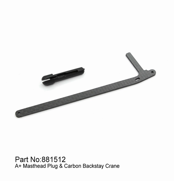 【Item No.:881512】A+ Masthead Plug & Carbon Backstay Crane