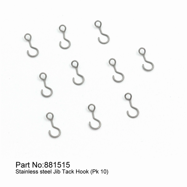 【Item No.:881515】Stainless steel Jib Tack Hook (Pk 10)