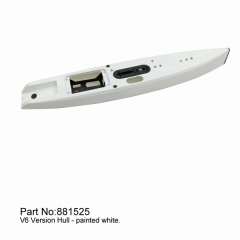 【Item No.:881525】DF65V6 white hull (incl.servo tray,deck eyes,finbox,bumper)