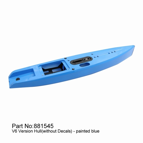 【Item No.:881545】DF65V6 blue hull (incl.servo tray,deck eyes,finbox,bumper)