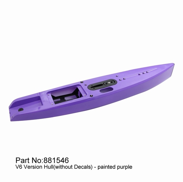 【Item No.:881546】DF65V6 purple hull (incl.servo tray,deck eyes,finbox,bumper)