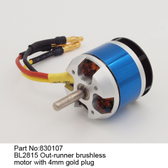 【Item No.:830107】BL2815 Out-runner brushless motor with 4mm gold plug