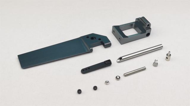 【Item No.:830124】Blluet V4 Aluminum alloy rudder & Support set(2022)