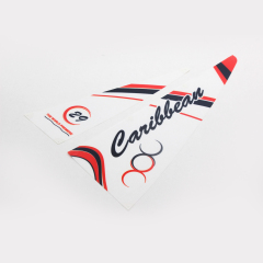 【Item No.:88001A】main sail and jib sail(red color)