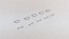 【Item No.:880708】mainsail luff rings and sails attachment hook (pk5)