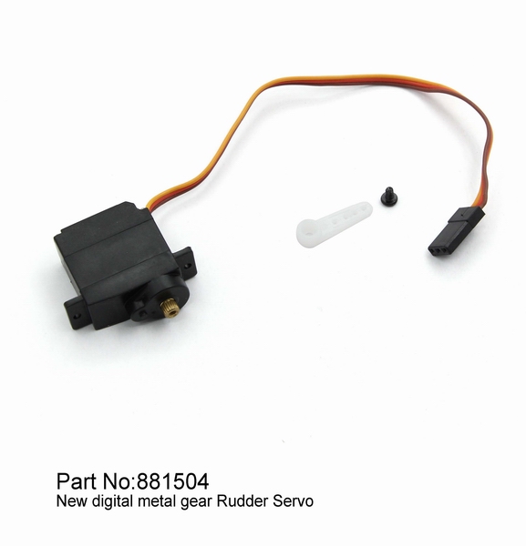 Item No.:881504】New digital metal gear Rudder Servo