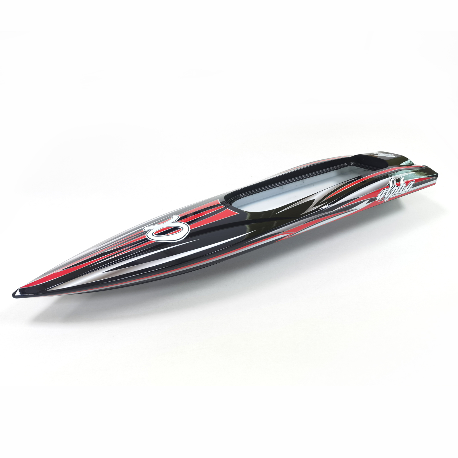 【Item No.:890103】Red color hull only with decals and painting