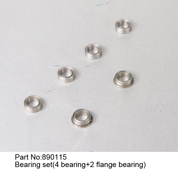 【Item No.:890115】Bearing set(4 bearing+2 flange bearing)