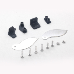 【Item No.:890119】Stainless steel turn fins and plastic stand set