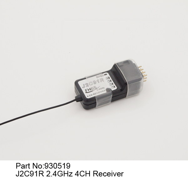 【Item No.:930519】J2C91R 2.4GHz 4CH Receiver
