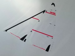 DF65V6-V8 C Sail Set 50 micron Mylar, Round tube packed