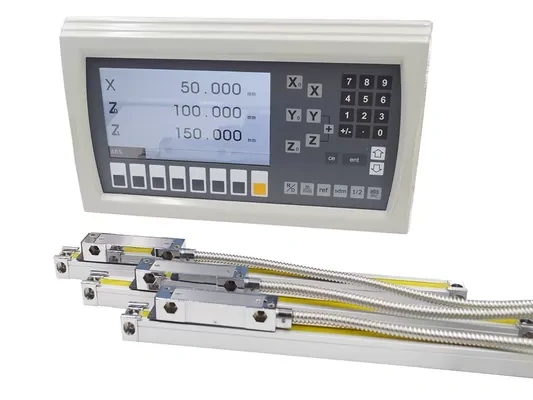 Smerigliatrice per tornio per fresatura CNC in vetro da 5 micron GS10 GS30 Scala lineare ottica