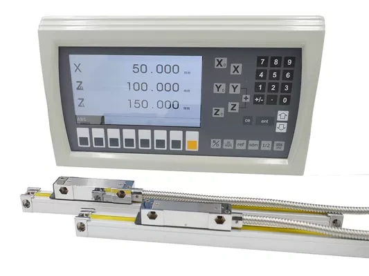 Encoder lineare con scala di vetro per foratura, fresatura, tornio, smerigliatrice da 0,1 µm