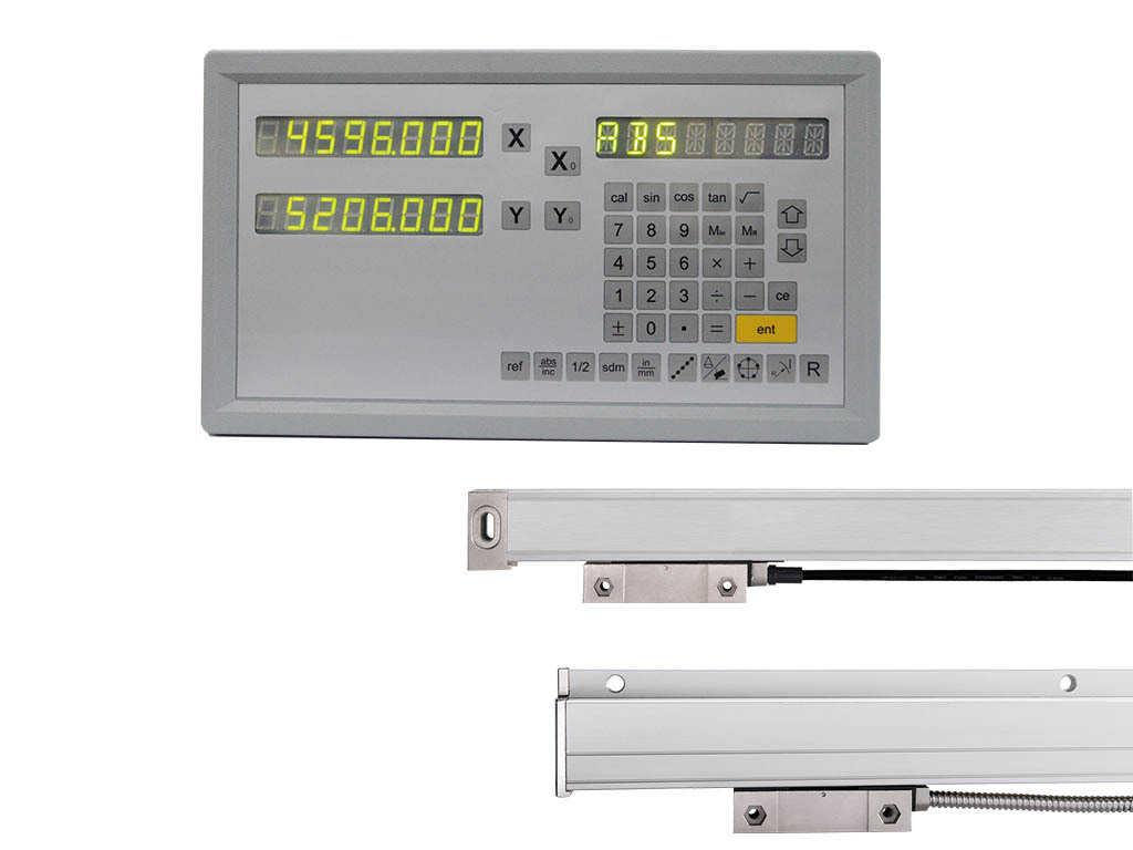 50 - 3000mm Easson 2軸LCD DRO読み取り装置（工作機械用）
