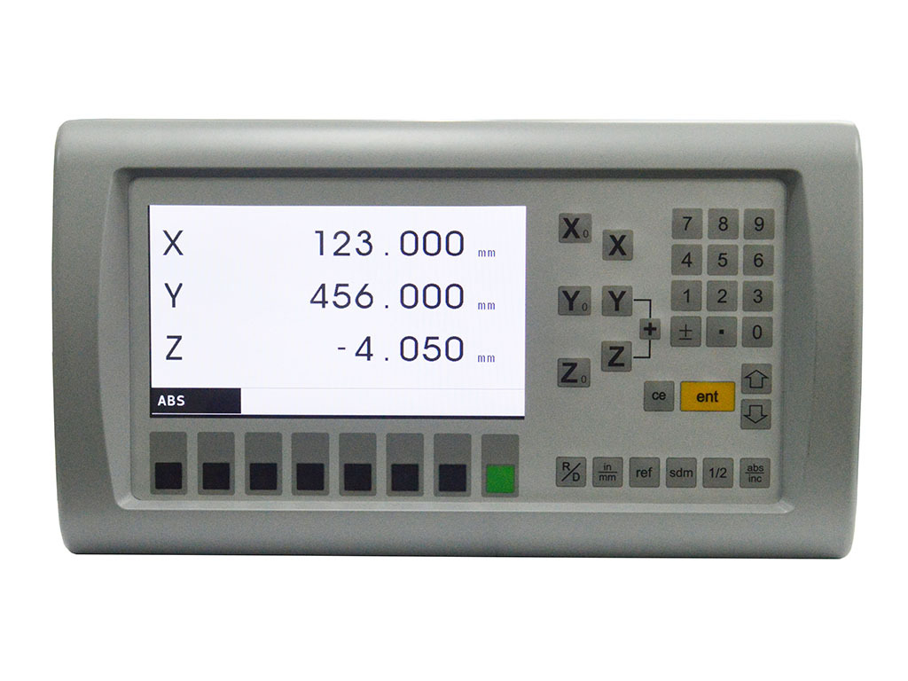 ブリッジポートミル旋盤用 3 軸 LCD DRO デジタル表示