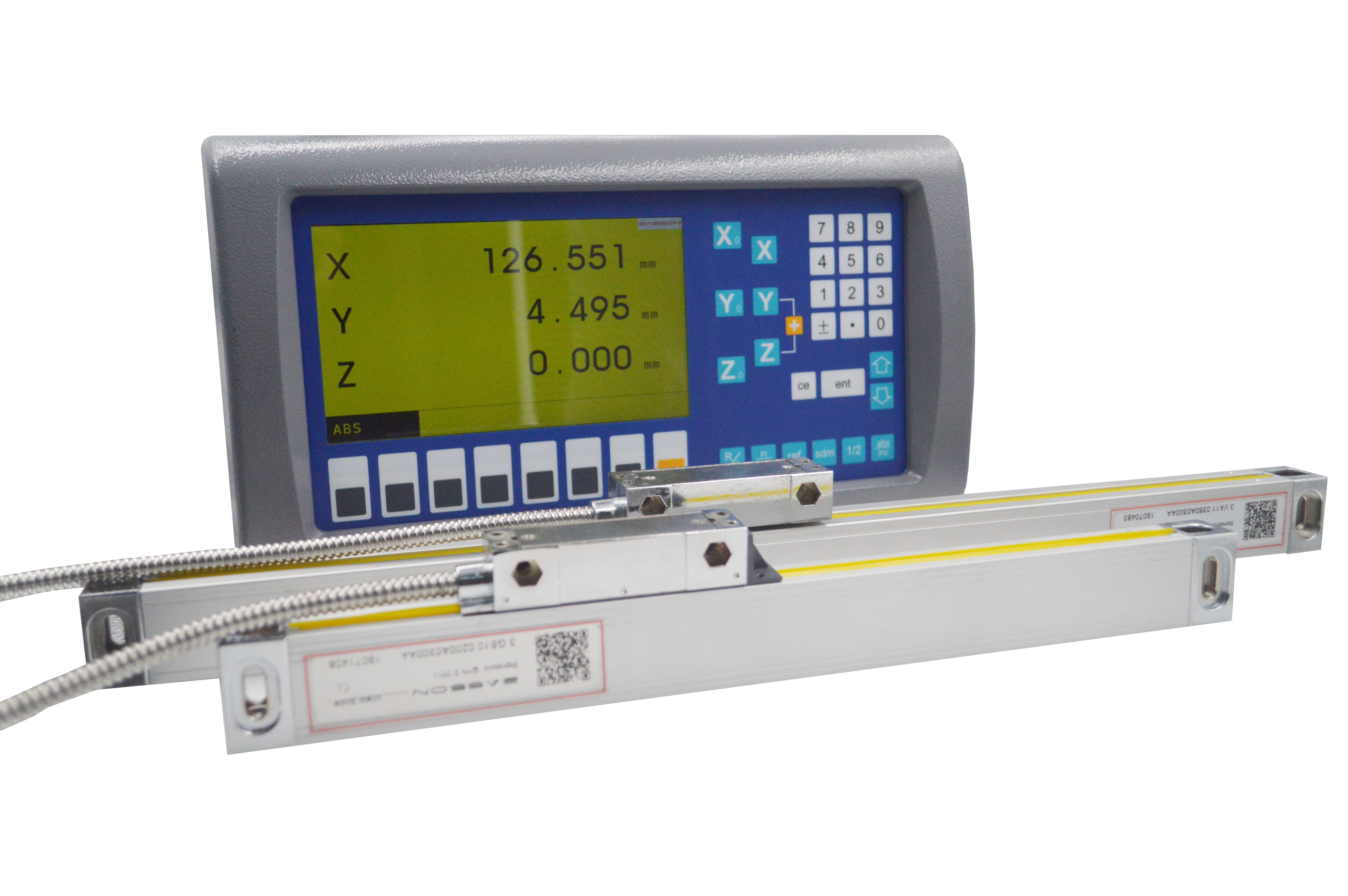 旋盤用 3 軸ブリッジポート LCD デジタル位置表示