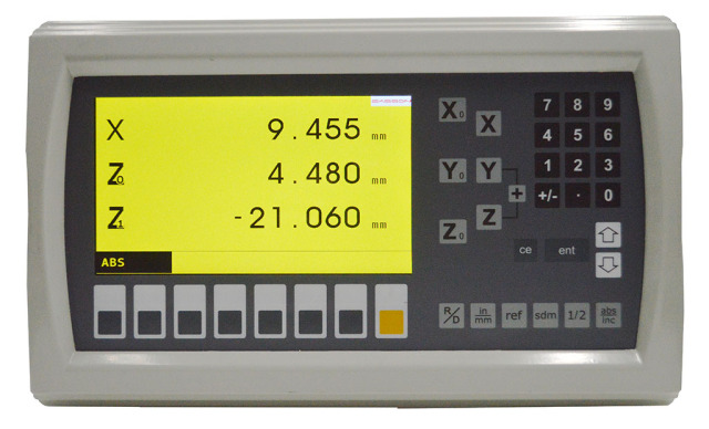 Easson スケール ミリング旋盤 LCD 3 軸デジタル読み出しシステム
