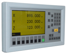 Easson 3 Axis Optical Rulers With LCD Dro Grey Shell