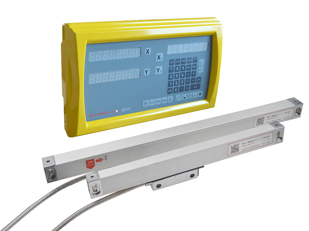 Yellow Shell LCD-Fräsmaschine 2-Achsen-Digitalanzeigeeinheit