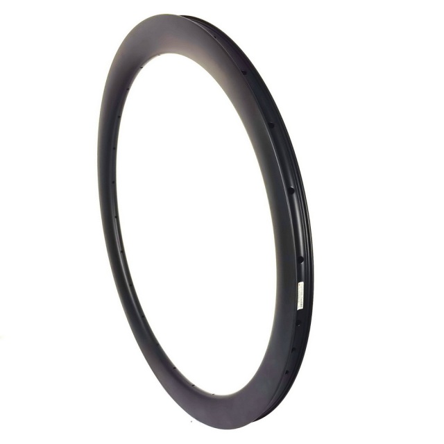 700c Road Gravel Bike Carbon Rim Tubeless 28mm External Width 21mm Internal Width Super Light Symmetrical Asymmetrical Toray T800