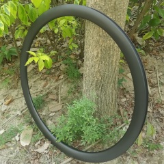 700C 25 mm External Width Road Bike Carbon Rims Tubeless Clincher Tubular Disc Brake Super Light Toray T800