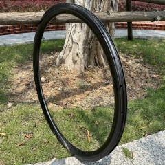 700c Road Gravel Bike Carbon Rim Tubeless 28mm External Width 21mm Internal Width Super Light Symmetrical Asymmetrical Toray T800