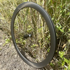 700C Light Weight Road Bike Carbon Wheels Disc Brake 28mm External Width 21mm Internal Width Tubeless DT 350Sl hub