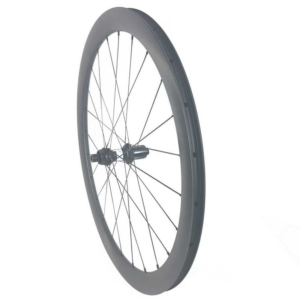 700C Light Weight Road Bike Carbon Wheels Disc Brake 28mm External Width 21mm Internal Width Tubeless DT 350Sl hub