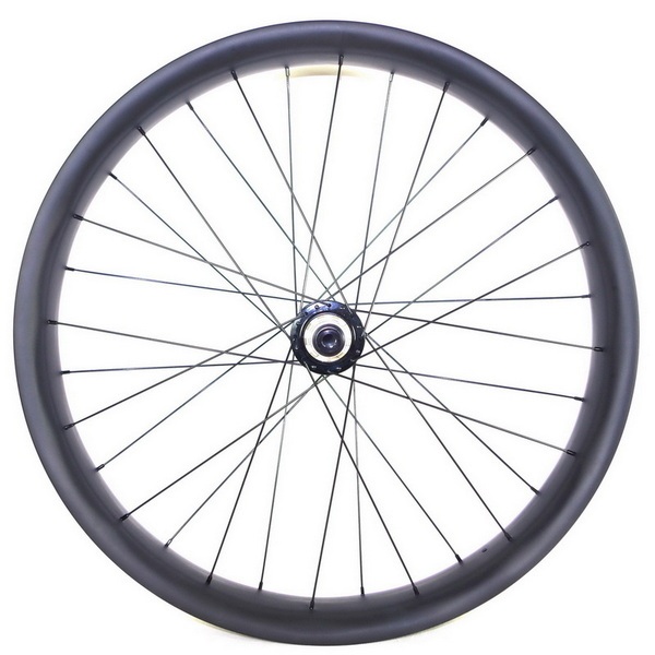 26ER Fat Bike Carbon Wheels 80mm External Width 75mm Internal Width Tubeless 6 Bolts
