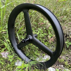 26ER Tri Spoke Fat Bike Carbon Wheels Center Lock 80MM External Width Tubeless Ratchet Hub System