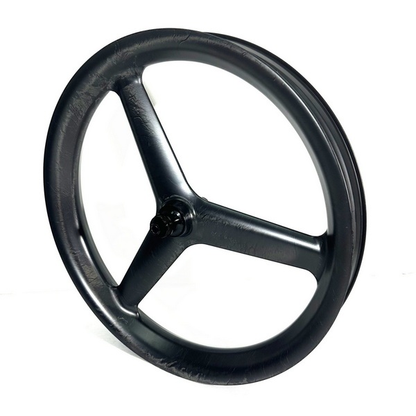 26ER Tri Spoke Fat Bike Carbon Wheels Center Lock 80MM External Width Tubeless Ratchet Hub System