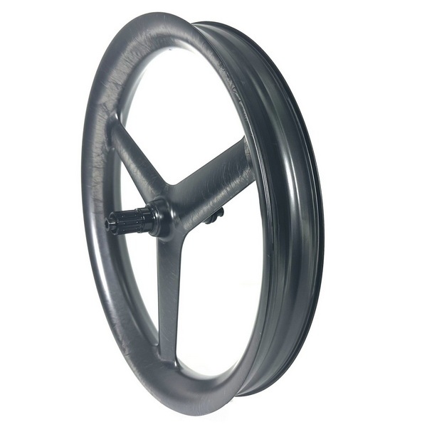 26ER Tri Spoke Fat Bike Carbon Wheels Center Lock 80MM External Width Tubeless Ratchet Hub System