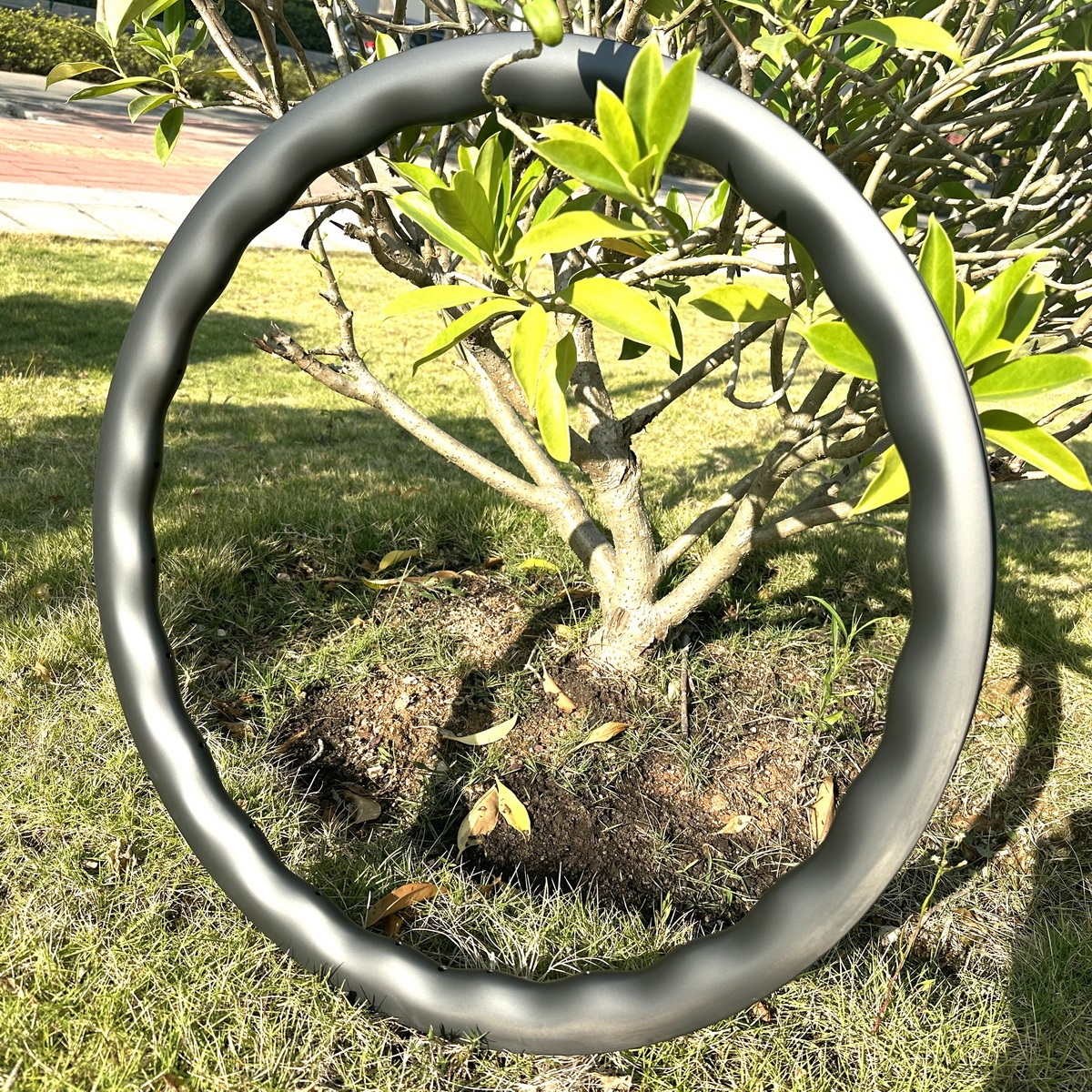 700C Wave Design Gravel Carbon Rims Super Light 31mm External Width 25mm Inner Width Tubeless Width Hook