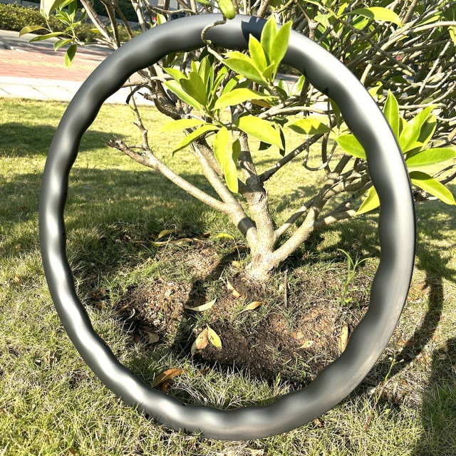 700C Wave Design Gravel Carbon Rims Super Light 31mm External Width 25mm Inner Width Tubeless Width Hook