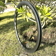 700C Wave Design Gravel Carbon Rims Super Light 31mm External Width 25mm Inner Width Tubeless Width Hook
