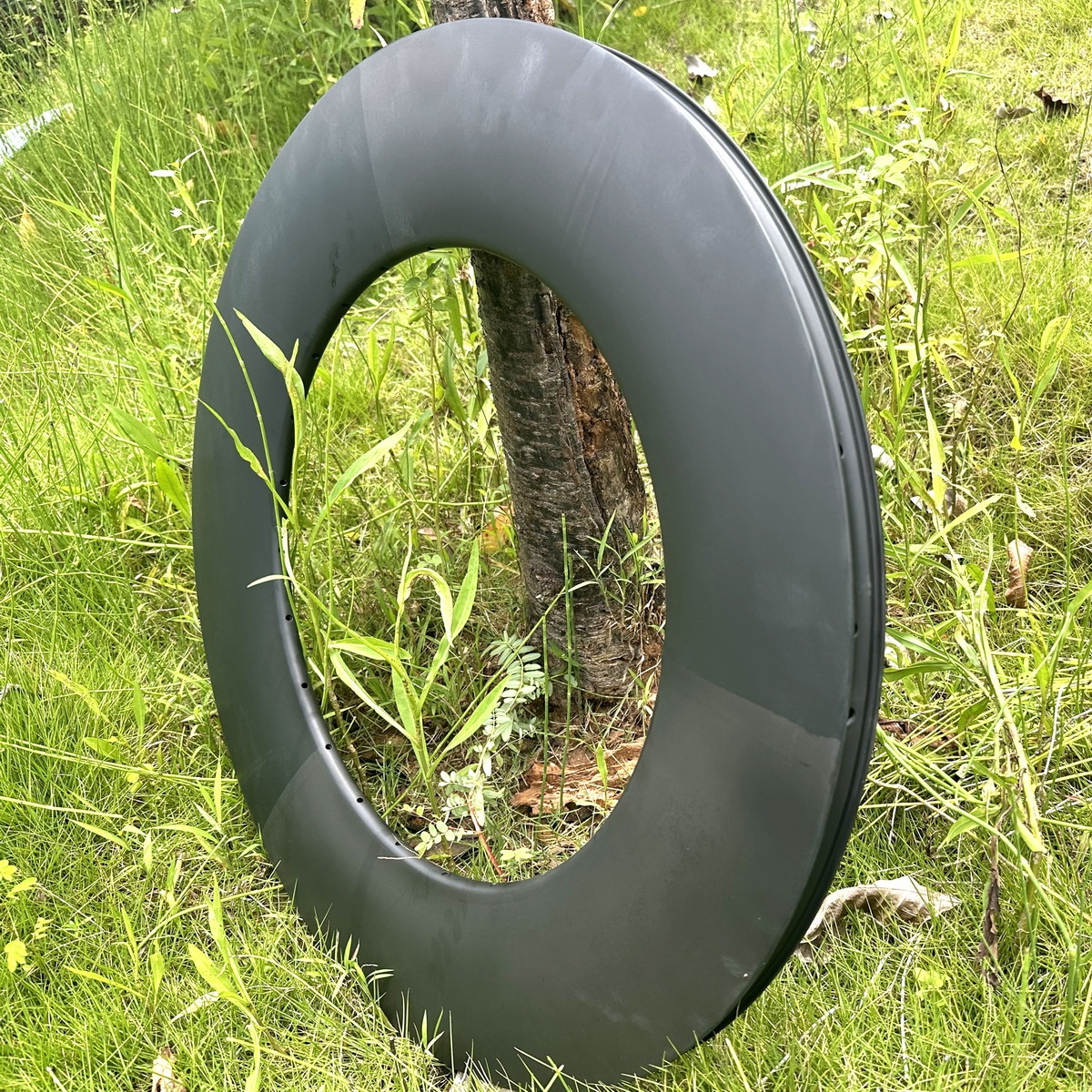 700C Road Time Trial Bike Carbon Rims 120mm Profile 28mm External Width 21.5mm Inner Width Tubeless Tubular