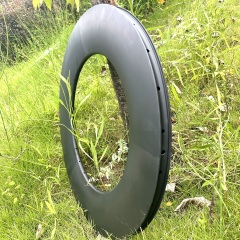 700C Road Time Trial Bike Carbon Rims 120mm Profile 28mm External Width 21.5mm Inner Width Tubeless Tubular
