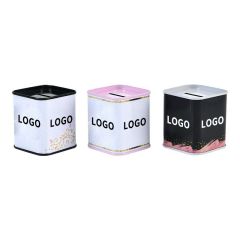 Tinplate Square Coin Saving Bank