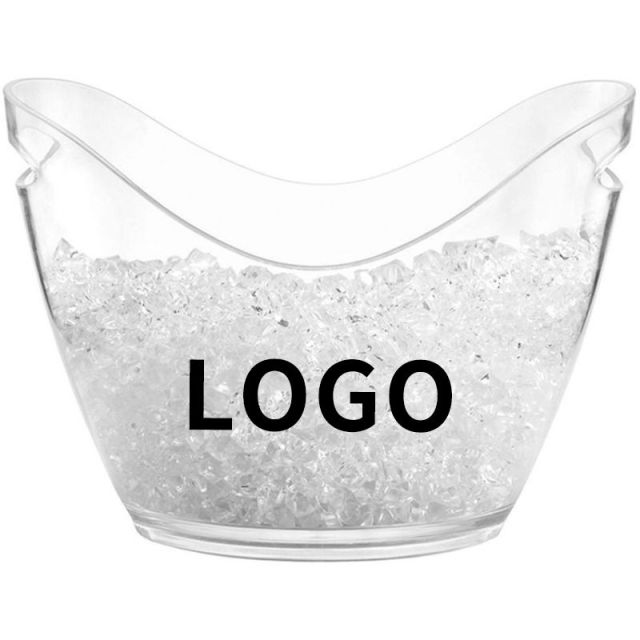 Clear  Plastic Ice Bucket