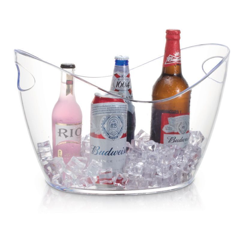 Clear  Plastic Ice Bucket