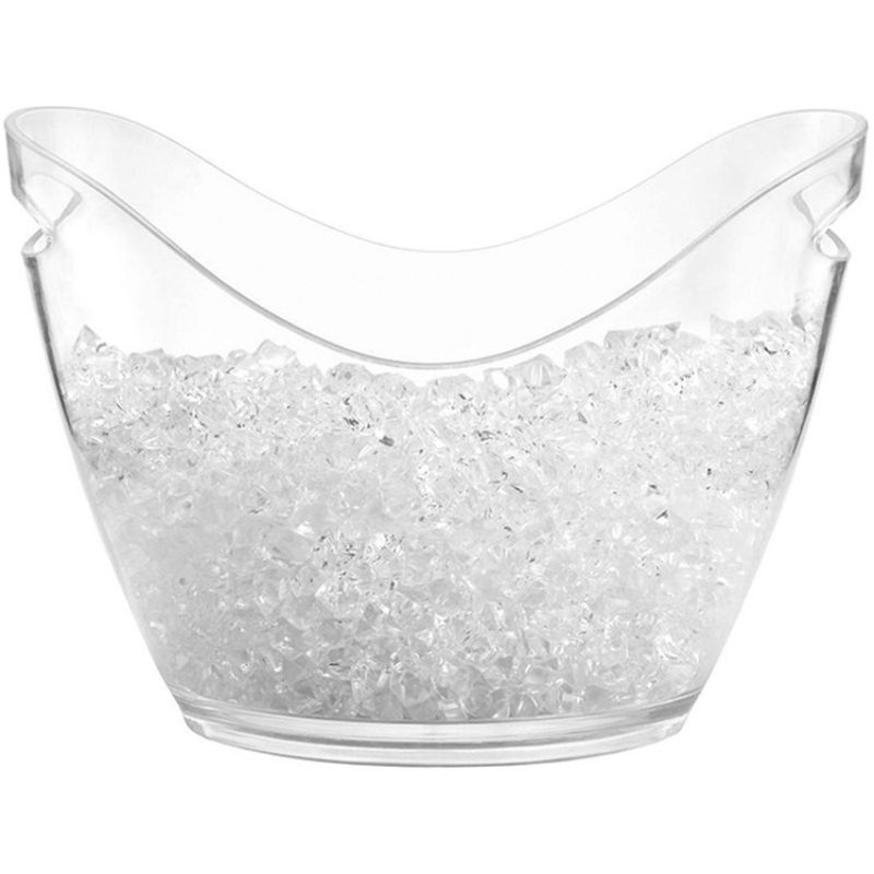 Clear  Plastic Ice Bucket