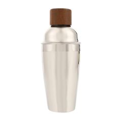 5pcs  Stainless Steel Wood Cocktail Shaker Set