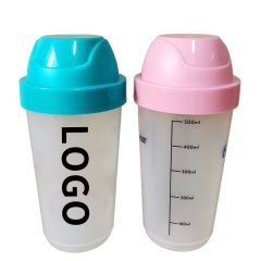 17OZ Plastic Shaker Gym  Bottle