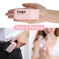 Portable Two Heads Hand Held Mini Fan
