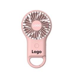 Portable Mini Hand Held Ourdoor Carabiner Keychain Fan