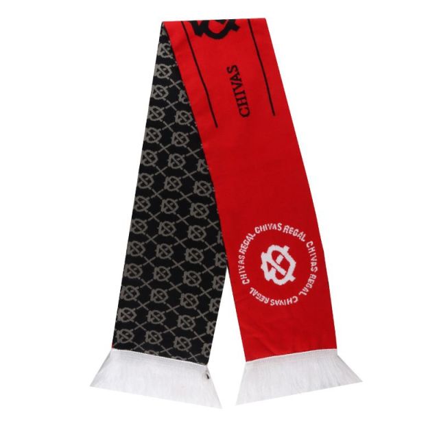 Acrylic Knit Soccer Fan Scarf