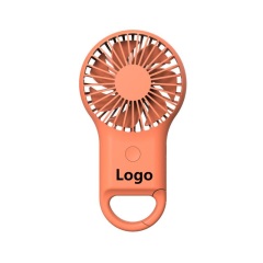 Portable Mini Hand Held Ourdoor Carabiner Keychain Fan