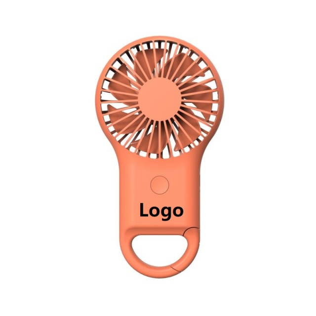Portable Mini Hand Held Ourdoor Carabiner Keychain Fan