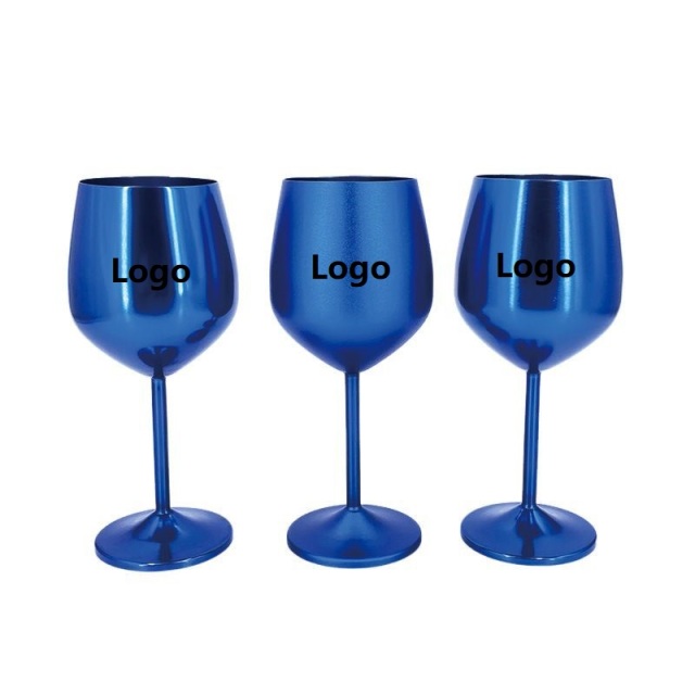 Unbreakable Metal Aluminum Wine Goblet
