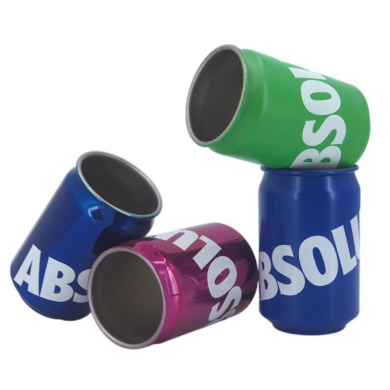 Unbreakable Stainless Steel Metal  Beer Can Tumbler